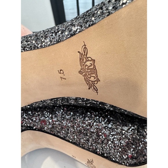 Rachel Roy Shoes - Womens Pewter Glitter Gardner Pumps Heels - Size 7.5 - Picture 13 of 15